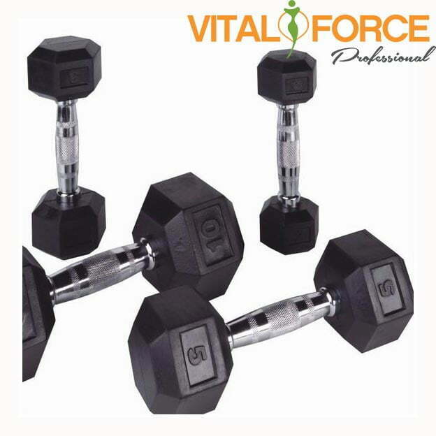 Vital Force Professional Fix Hexa Gumis súlyzó szett 12,5-40kg