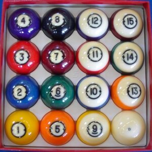 Pool golyókészlet 57,2mm