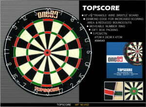 one 80 Top Score dart tábla