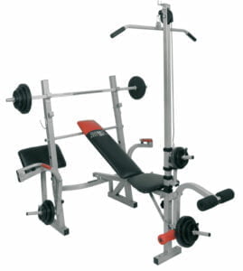 Christopeit sport Basic Concept fekpad + 30kg súlyzószett