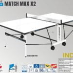 Enebe Match Max X2 White beltéri ping pong asztal