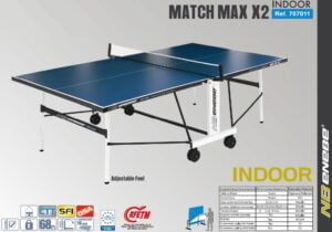 Match Max X2 beltéri ping pong asztal
