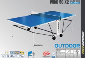 Wind 50 x2 kültéri ping pong asztal