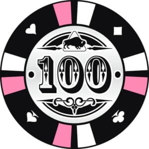 Kerámia póker zseton 100