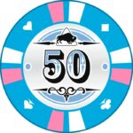 Kerámia póker zseton 50