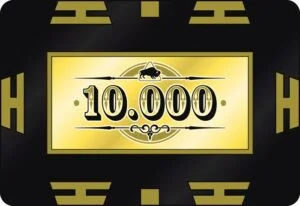 Nagy értékű póker zseton lap 10000