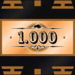 Nagy értékű póker zseton lap 1000