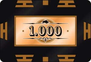 Nagy értékű póker zseton lap 1000