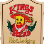 Innergames Kings Head Dart kabinet és szett