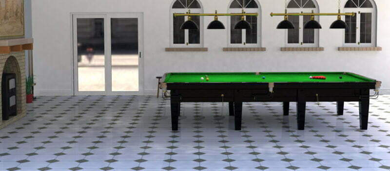 Riley Grand White professional snooker asztal