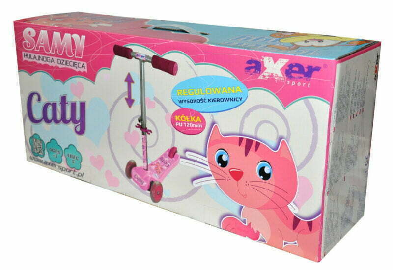 Axer Sport Samy pink háromkerekű roller