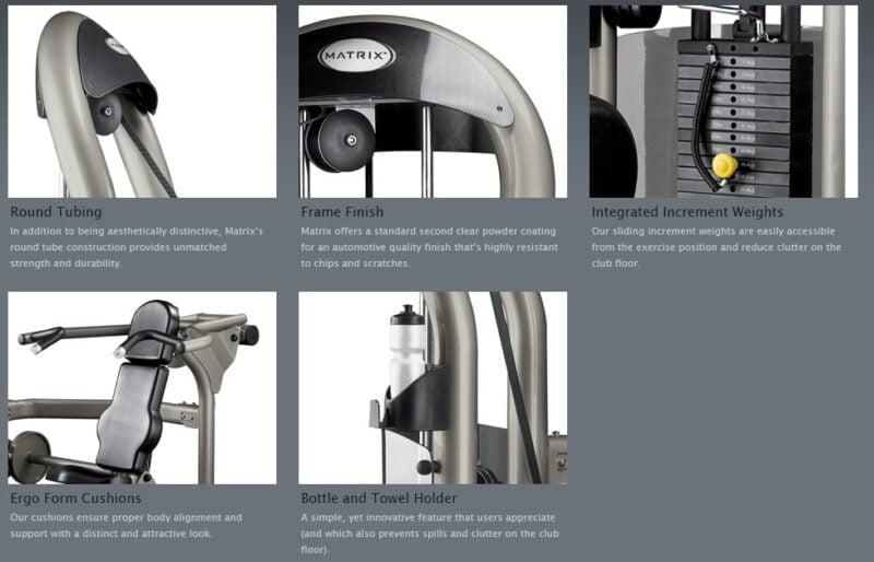 Matrix Fitness Bicepsz hajlító profi kondigép