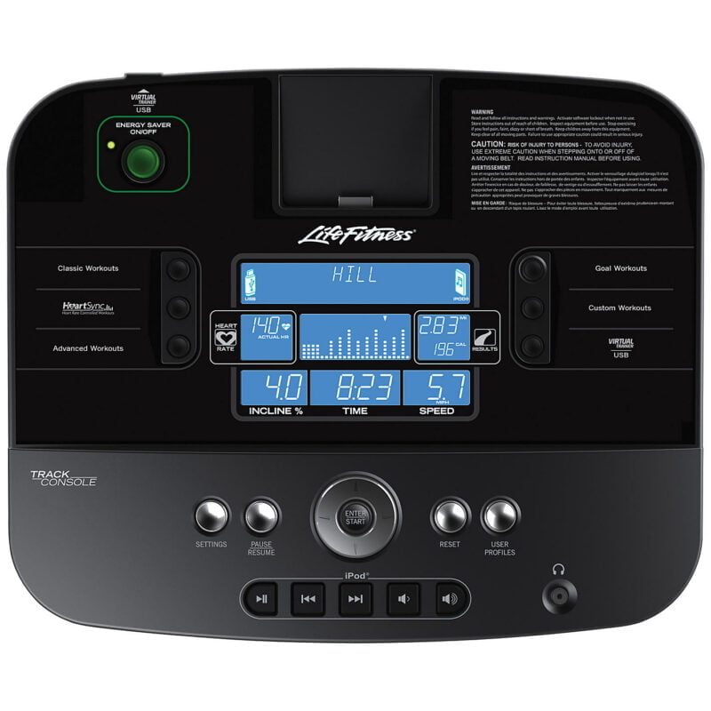 Life Fitness T5 Futópad TRACK konzollal