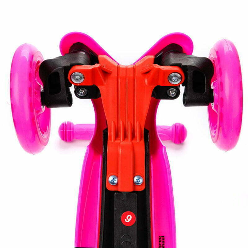 Meteor Háromkerekű roller - pink