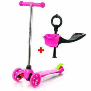 Meteor Three Wheel 2in1 roller - pink