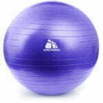 Meteor Fitnesz labda pumpával 65cm lila