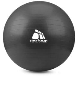 Fitnesz labda pumpával 75cm fekete