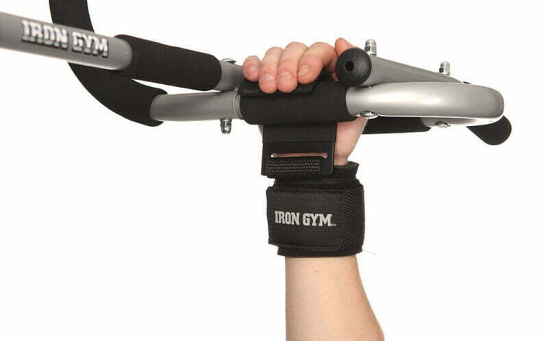 Iron Gym Iron Grip emelőpánt kampóval
