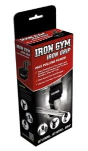 Iron Gym Iron Grip emelőpánt kampóval