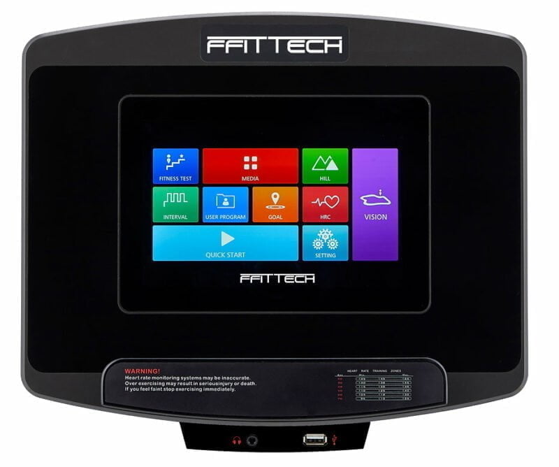 FFiTTech PRO E100S-TV profi ellipszis tréner