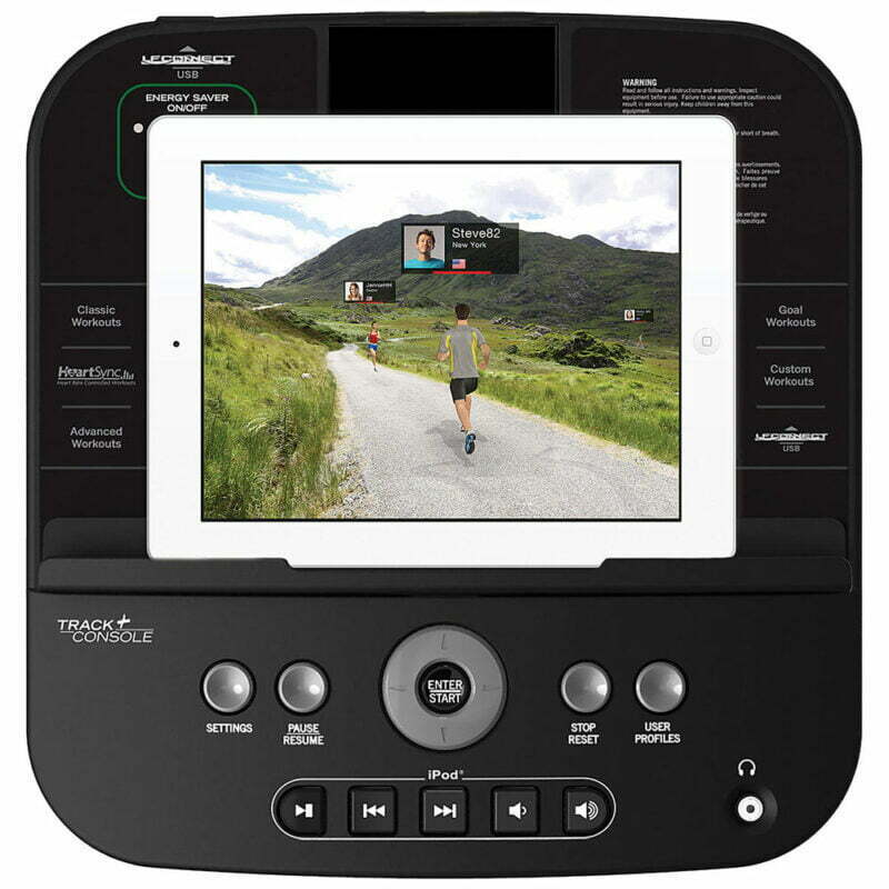 life-fitness-track-konzol-018 Life Fitness C3 LifeCycle háttámlás szobakerékpár TRACK konzollal