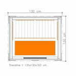 Zanier Theraline 2 személyes infraszauna