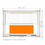 Zanier Theraline 3 személyes infraszauna