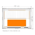 Zanier Theraline 3 személyes infraszauna