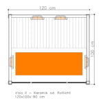 Zanier Visio 2 Kerámia infraszauna