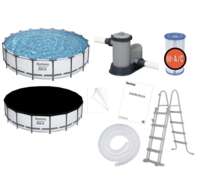 Bestway Steel Pro Max fémvázas medence 549x122cm