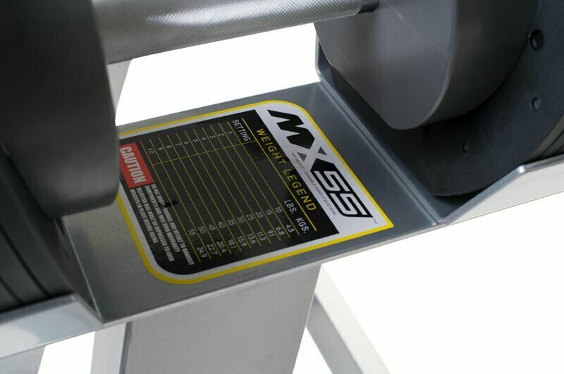 MX Select MX-55 állítható kézi súlyzószett állvánnyal 4,5-24,9kg-ig