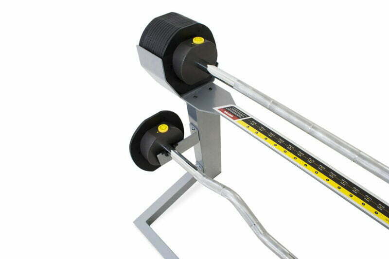 MX Select MX-80 állítható kézi súlyzószett állvánnyal 9,8-36,4kg-ig
