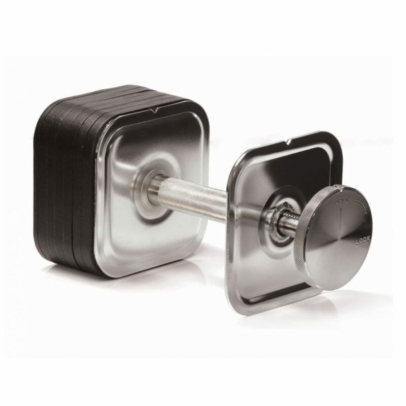 Ironmaster Quick Lock 34kg Súlyzószett párban állvánnyal