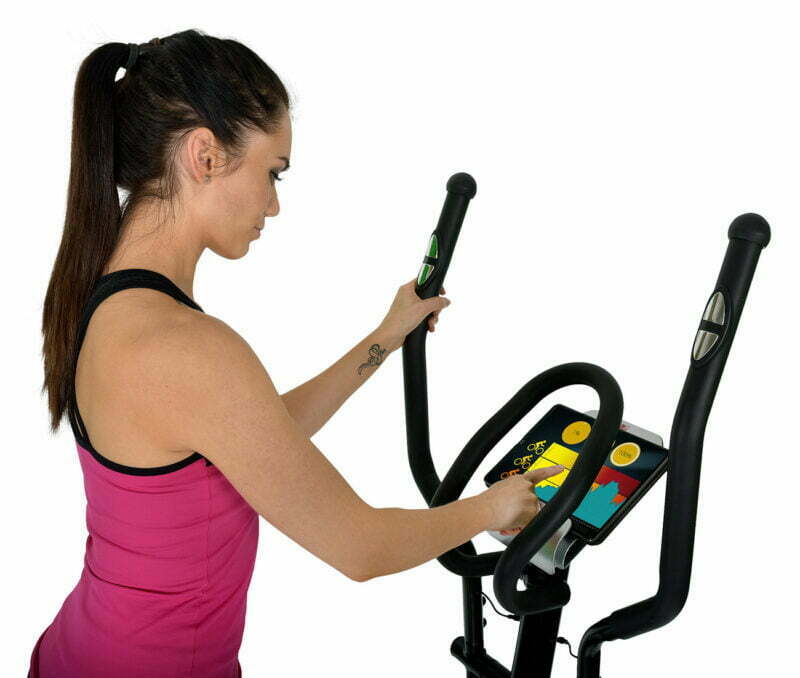 Christopeit sport AX7 Black ergométeres elliptikus tréner
