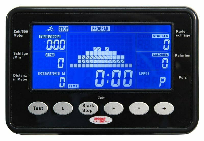 Christopeit sport Como fél profi evezőpad Black edition