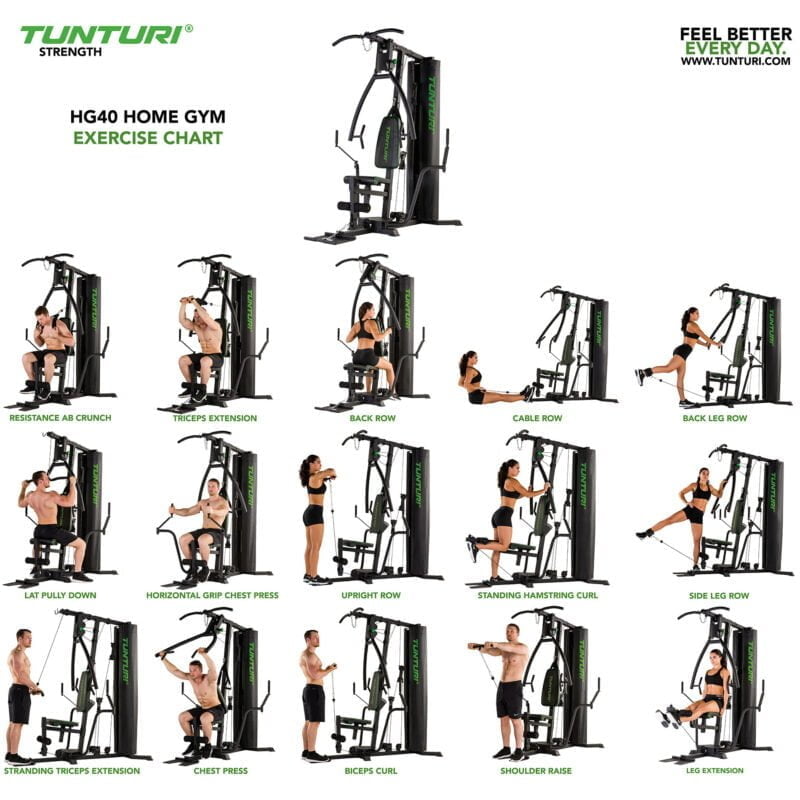 Tunturi HG40 fitnesz center