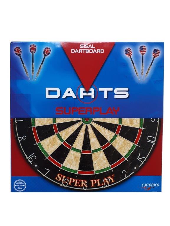 Carromco Super Play Sisal Dart T bla Vital Force Fitness wellness 
