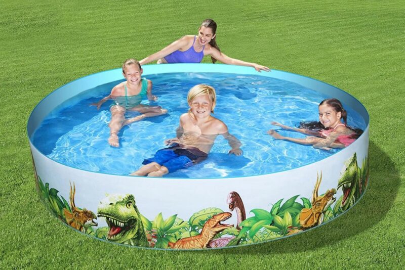 bestway_dinoszaurusz_medence_55001-03 Bestway Dinoszaurusz medence 244 X 46 cm