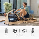 Christopeit sport WP 5000 evezőpad KinoMap elérhetőséggel