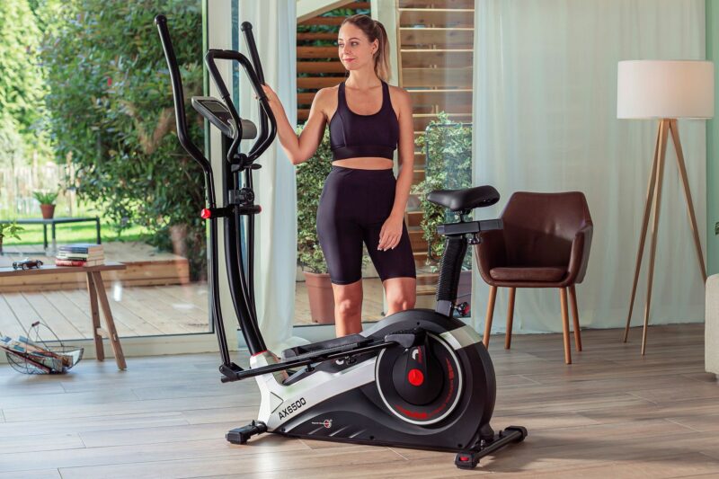 Christopeit sport AX 6500 2in1 hybrid szobakerékpár és ellipszis tréner