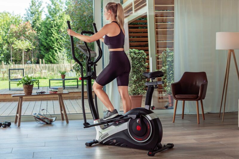 Christopeit sport AX 6500 2in1 hybrid szobakerékpár és ellipszis tréner