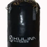 Kulina Fitness Töltött boxzsák Lánccal 180x40 Fekete