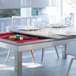 Aramith Fusion biliárd asztal 7ft fehér és dió