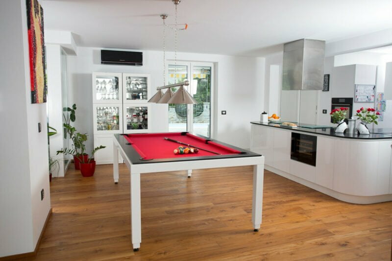 Aramith Fusion biliárd asztal 7ft fehér és wenge