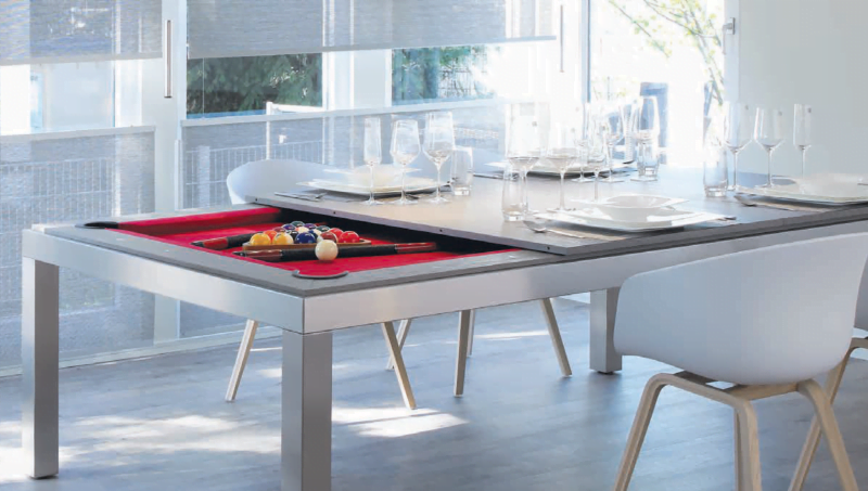 Aramith Fusion biliárd asztal 7ft fehér és wenge