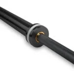 ATS Olimpiai fekete kétkezes rúd 220cm - 50mm