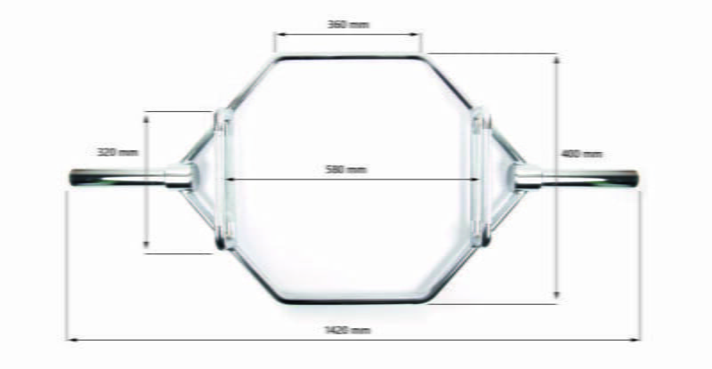 ATS Squat Hex - guggoló rúd 50mm