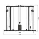 ATX Keresztcsiga 600 series 90kg-os súlyblokkal