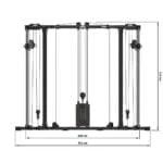ATX Keresztcsiga 600 series 90kg-os súlyblokkal