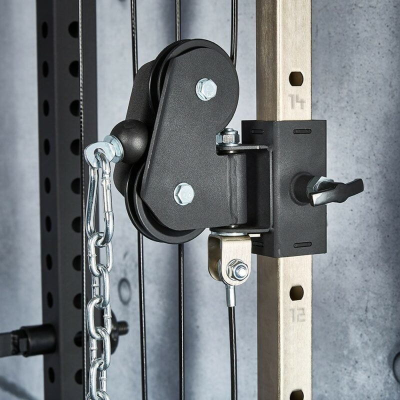 ATX Kombinált keresztcsiga hátgéppel - sarokba helyezhető